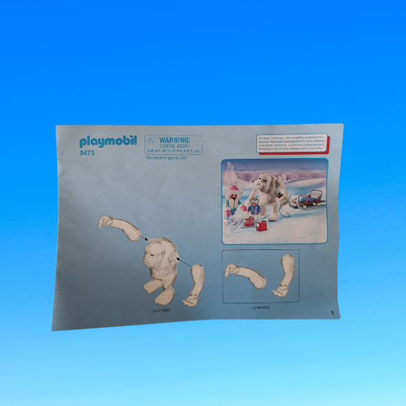 Playmobil 9473 Schneetroll mit Schlitten