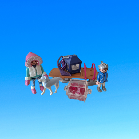 Playmobil 9473 Schneetroll mit Schlitten