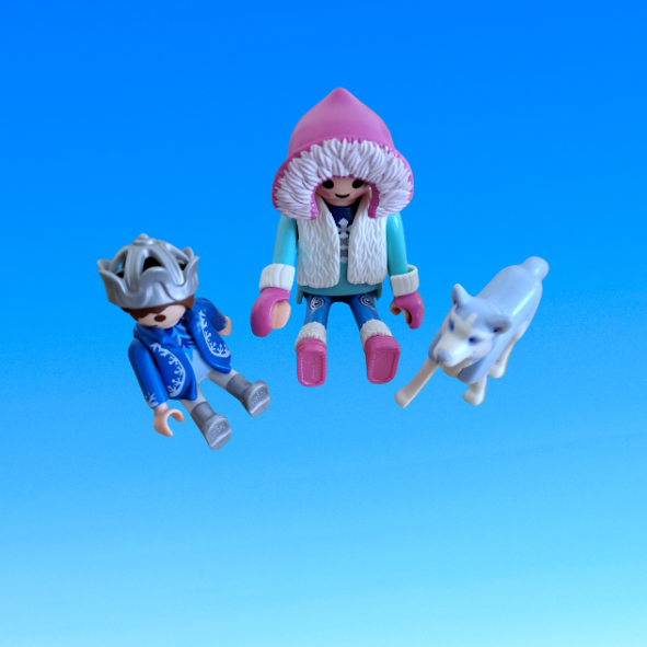 Playmobil 9473 Schneetroll mit Schlitten