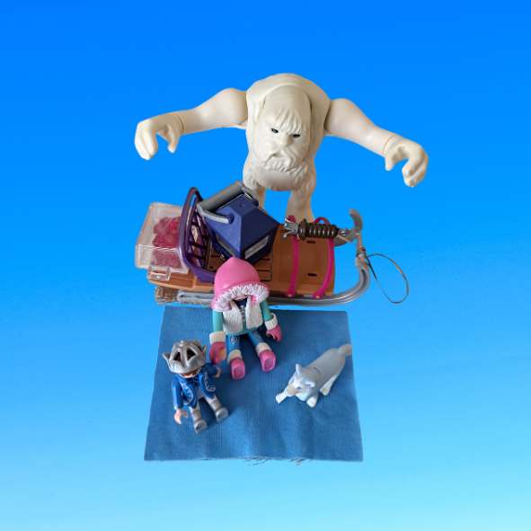 Playmobil 9473 Schneetroll mit Schlitten