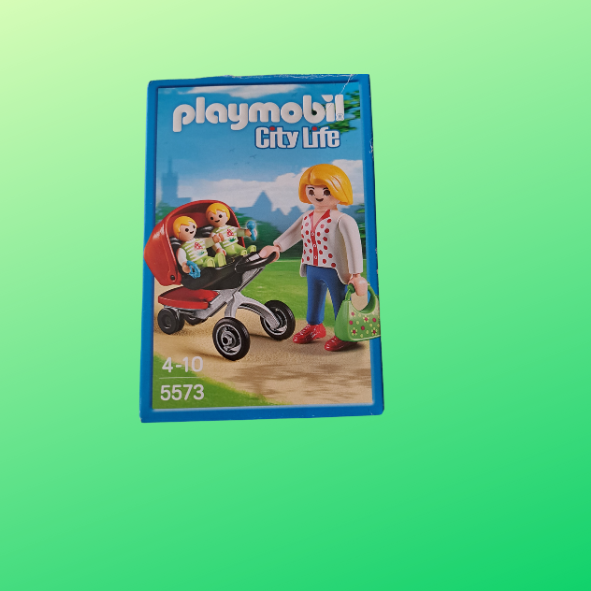 Playmobil City Life 5573 Zwillinge mit Kinderwagen