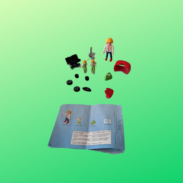 Playmobil City Life 5573 Zwillinge mit Kinderwagen