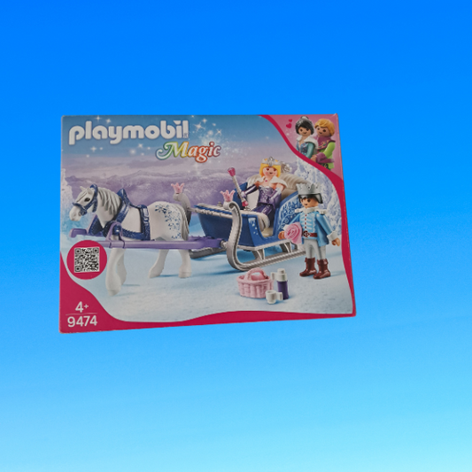 Playmobil Magic 9474 Schlitten mit Königspaar (gebraucht)
