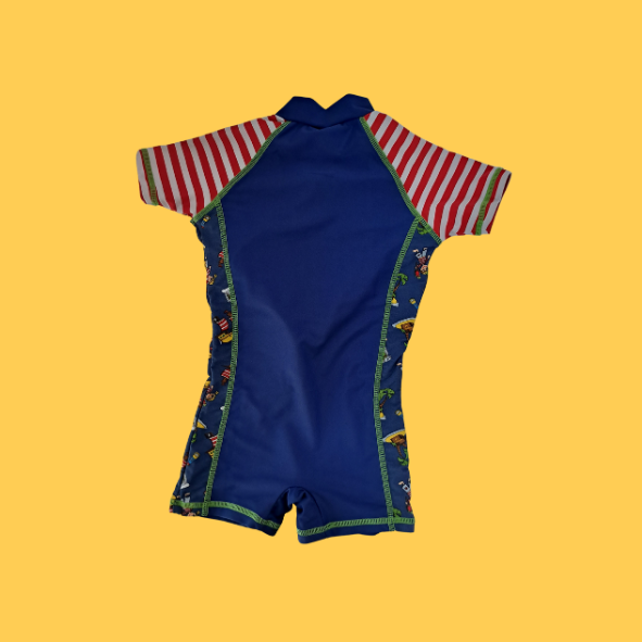 Playshoes Schwimmanzug mit Pirateninsel Größe 74/80