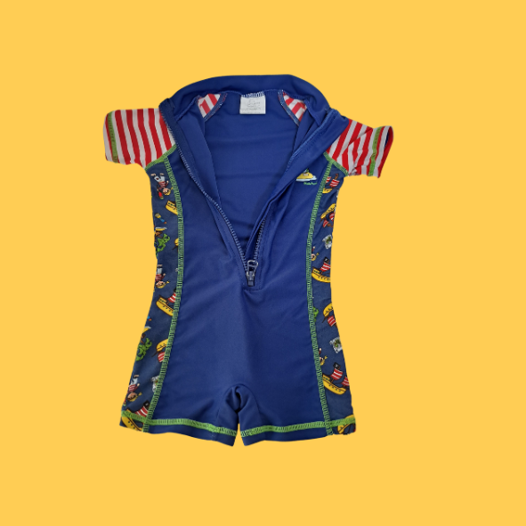 Playshoes Schwimmanzug mit Pirateninsel Größe 74/80