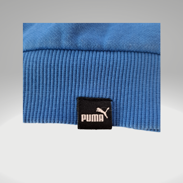 Puma Kapuzensweatjacke blau, Größe 104