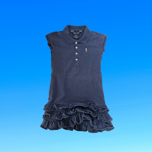 Polo Ralph Lauren Kleid, dunkelblau, Größe 3/3T (gebraucht)