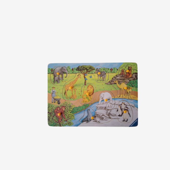Ravensburger Holzpuzzle Zootiere 10-teilig