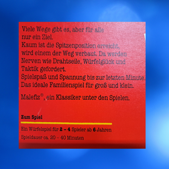 Ravensburger Das Original Malefiz Spiel