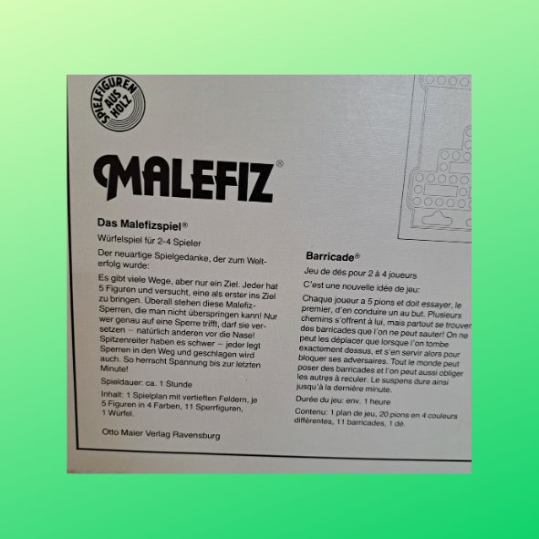 Ravensburger Malefiz (gebraucht)