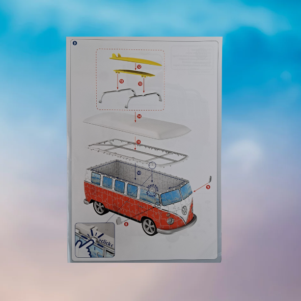 Ravensburger Puzzle 3 D Volkswagen T1 (gebraucht)