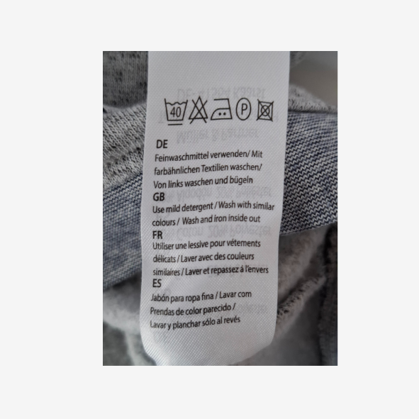 Salt and Pepper langarm Sweatshirt grau mit Monster, Größe 80