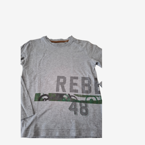 Sanetta Shirt langarm mit Motiv Rebel Motorcross Motorrad, Größe 116