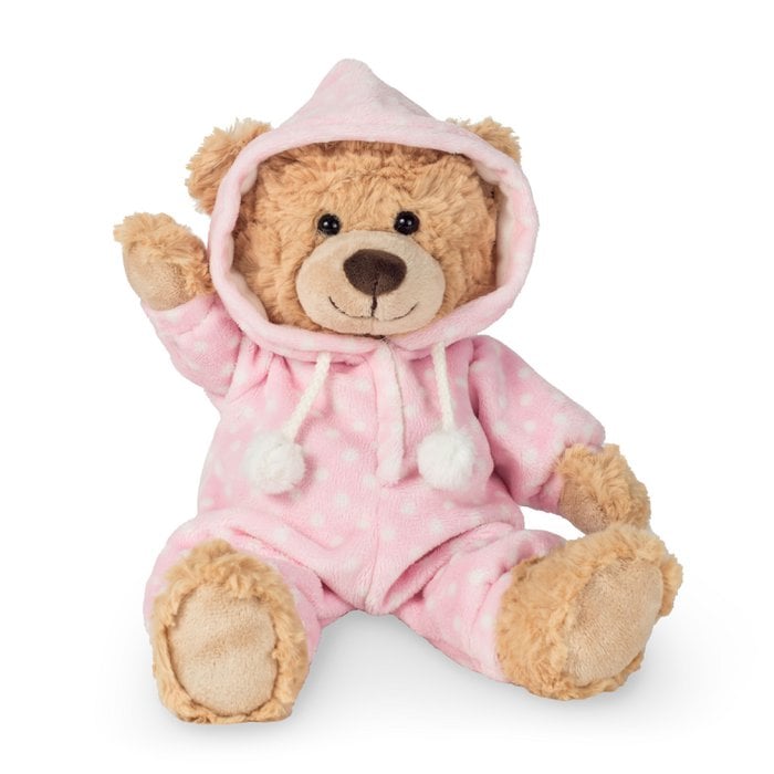 Teddy Hermann Schlafanzugbär pink 30 cm