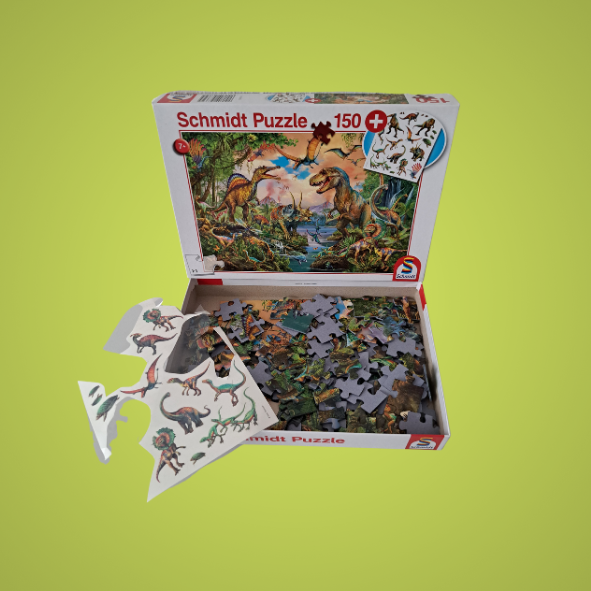 Wilde Dinos Puzzle (gebraucht)