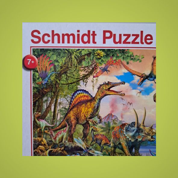 Wilde Dinos Puzzle (gebraucht)