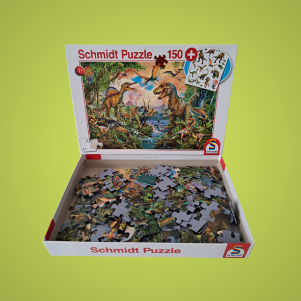 Wilde Dinos Puzzle (gebraucht)