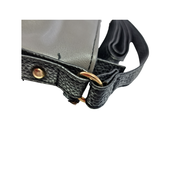 Shopper grau, schwarz, silber