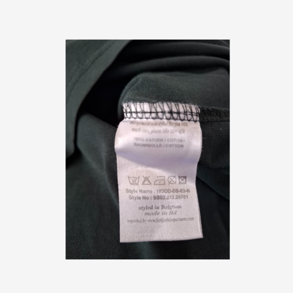 Someone langarm Shirt dunkelgrün, Größe 110