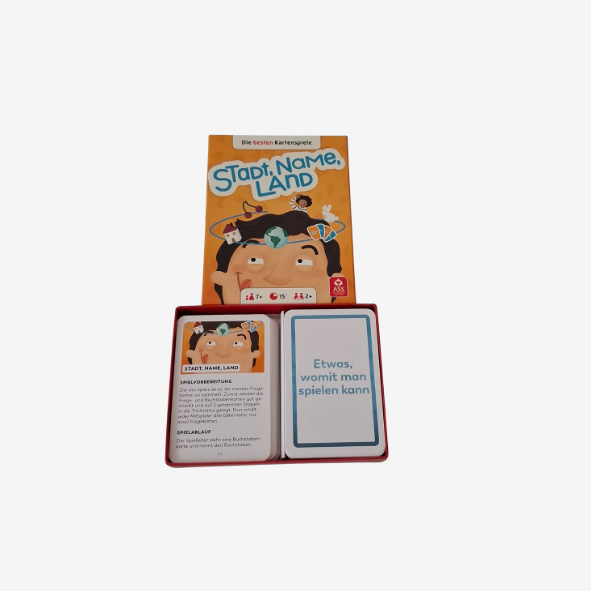 ASS Kartenspiel Stadt, Land, Fluß