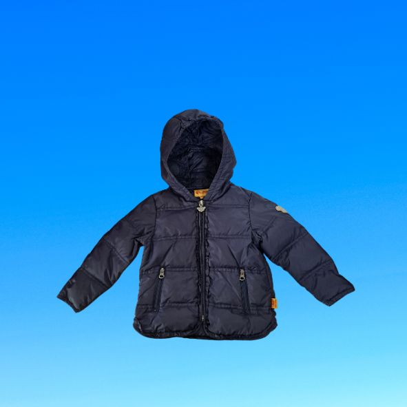 Steiff Funktionsjacke mit Kapuze dunkelblau, Größe 80