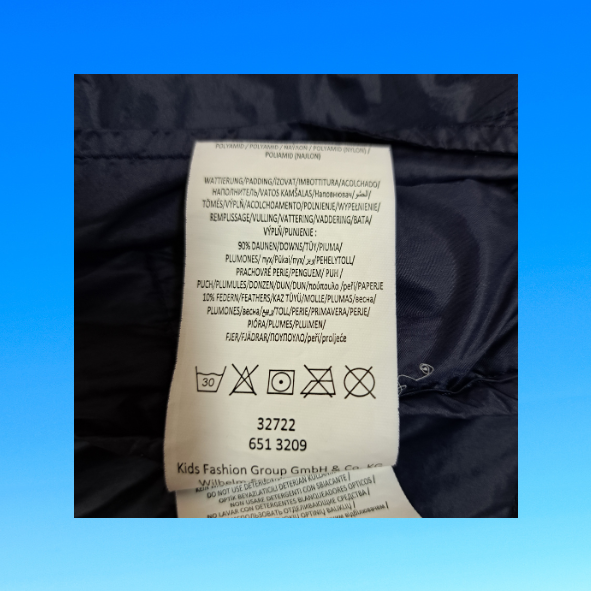 Steiff Funktionsjacke mit Kapuze dunkelblau, Größe 80