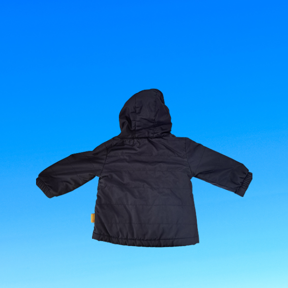 Steiff Funktionsjacke mit Kapuze dunkelblau, Größe 68