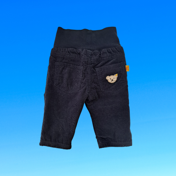 Steiff Jeanshose Navy blau, Größe 62/3 M