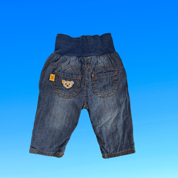 Steiff Jeanshose blau, Größe 62/3 M