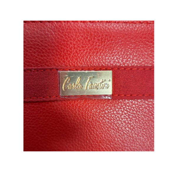Handtasche rot mit Geldbörse