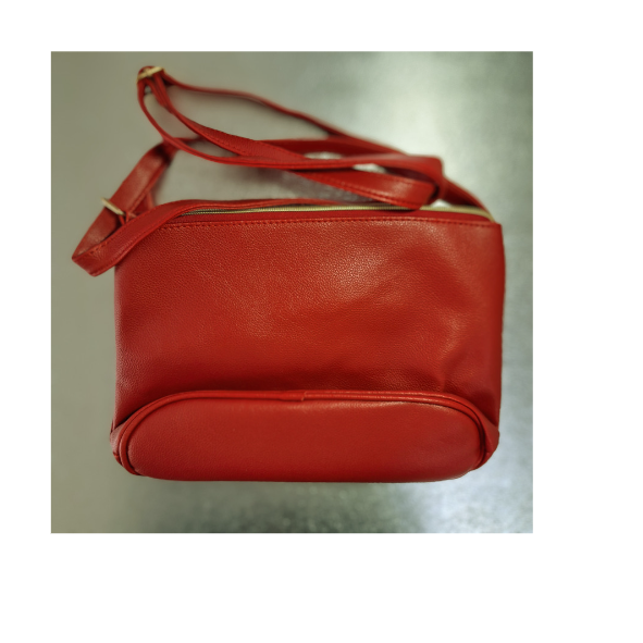 Handtasche rot mit Geldbörse