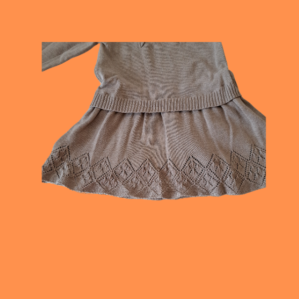Topomini Kleid braun Größe 74