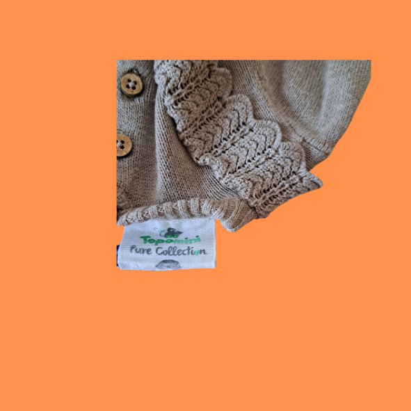 Topomini Kleid braun Größe 74