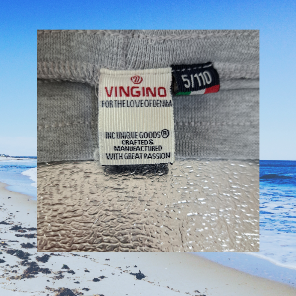 Vingino Original Denim Milano kurze Hose grau, Größe 5/110