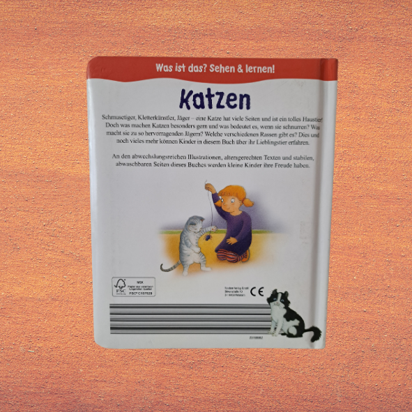 Was ist das? Sehen und lernen Katze