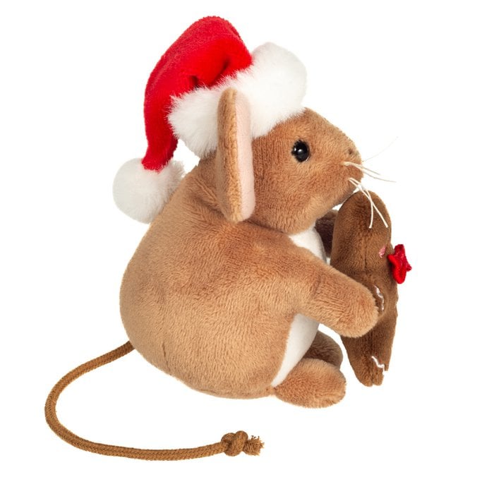 Teddy Hermann Weihnachtsmaus mit Lebkuchenmann