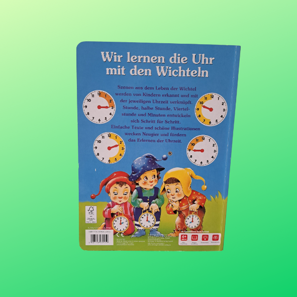 Wir lernen die Uhr mit den Wichteln