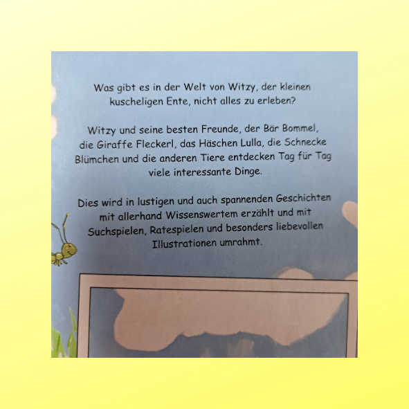 Witzy die kleine Ente Mein Vorschulbuch