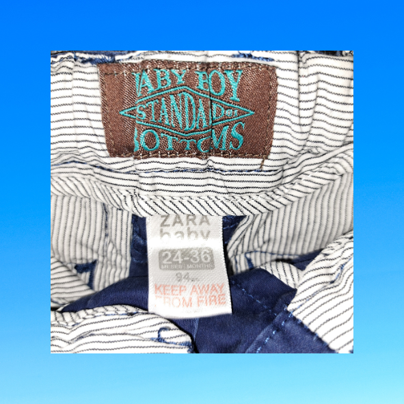 Zara Baby Hose blau, Größe 94