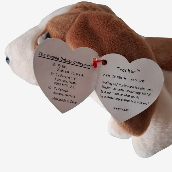 Tracker Original Ty Beanie Baby (Basset-Hund)