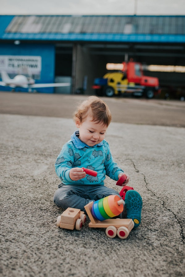 Tarnawa Toys Holz Betonmischer