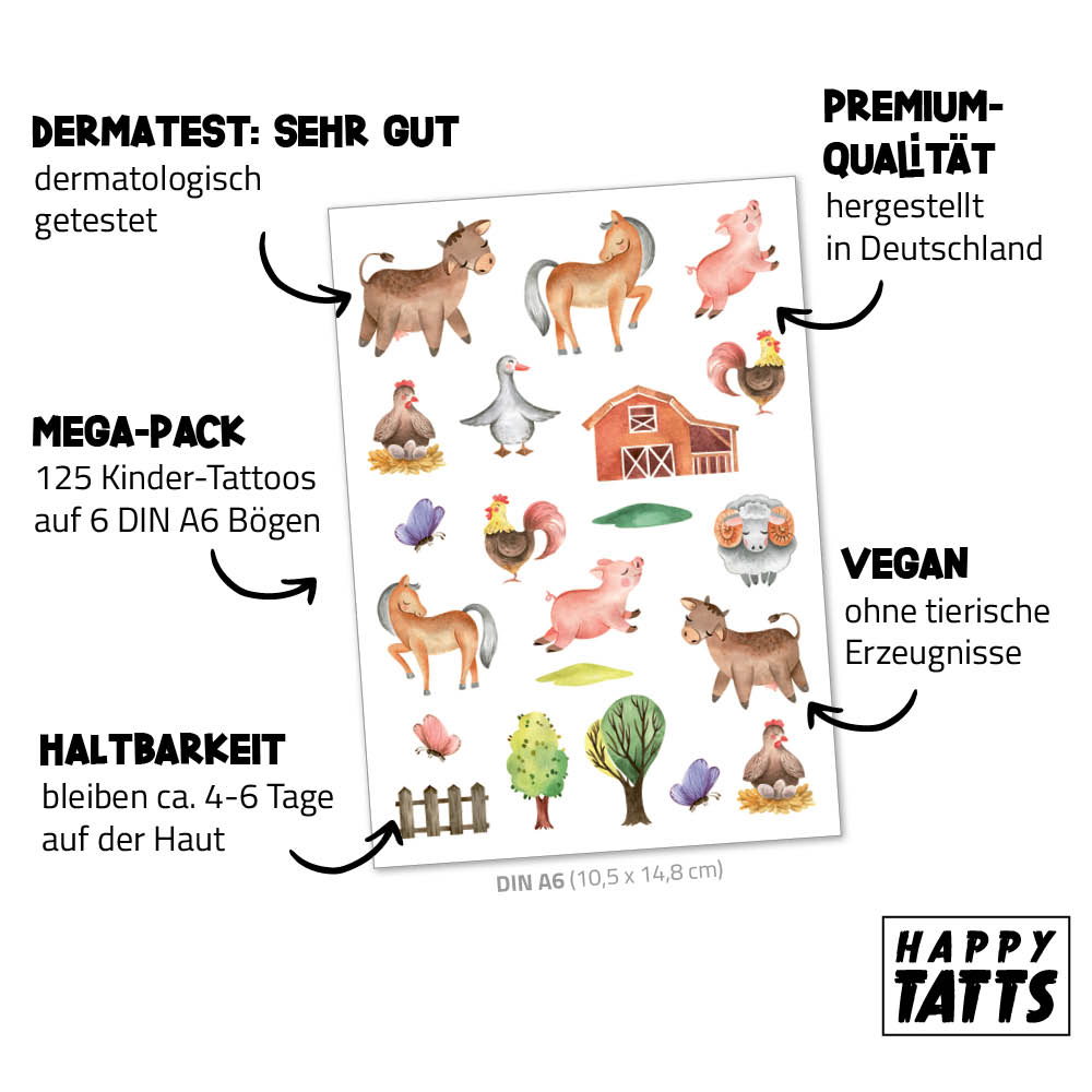 Happy Tatts      Kinder Tattoos