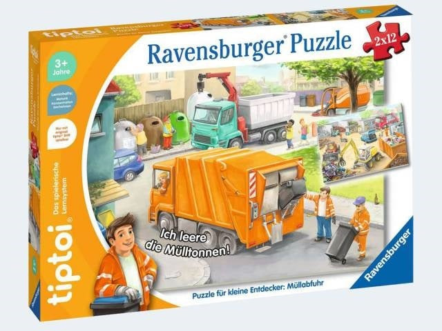 Ravensburger Puzzle für kleine Entdecker Müllabfuhr