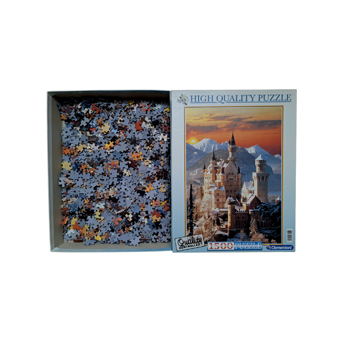 Clementoni  High Qualtity Puzzle Schloss Neuschwanstein 1500 Teile (gebraucht)