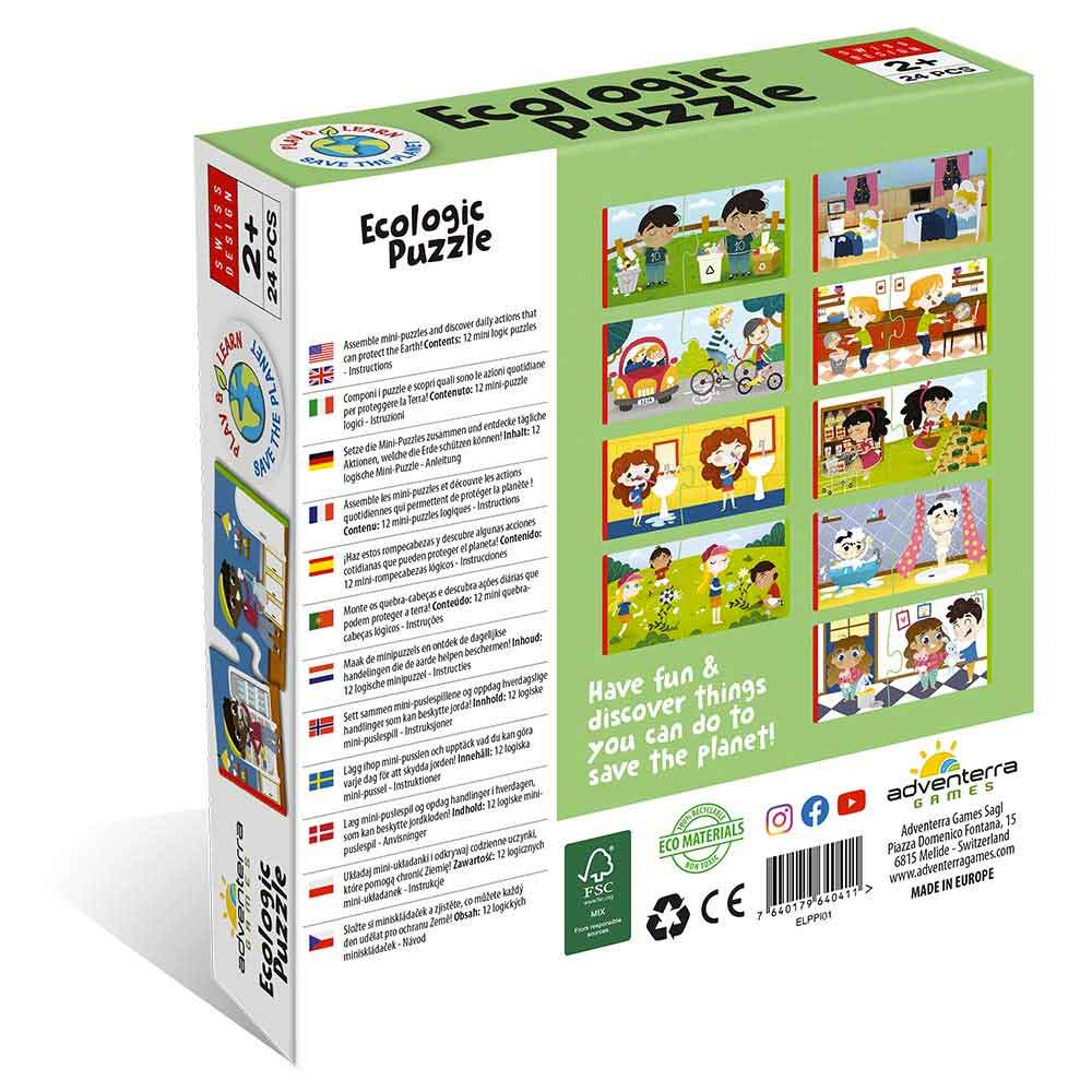 Ecologic Puzzle Respektiere die Umwelt von Adventerra Games