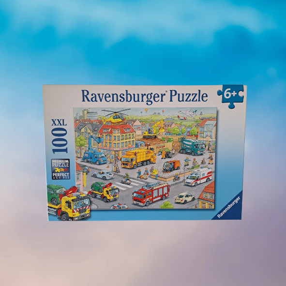 Ravensburger Puzzle Fahrzeuge in der Stadt
