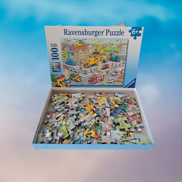 Ravensburger Puzzle Fahrzeuge in der Stadt (gebraucht)